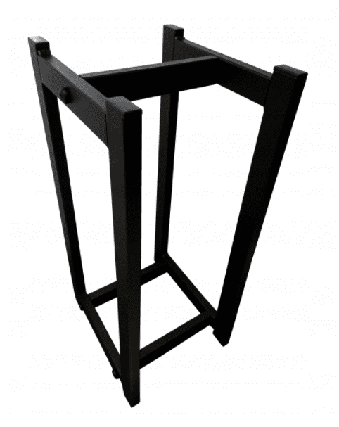 Övriga 3 Vedhylla svart 30 x 25 x 61 cm, LOFT HQ - 5