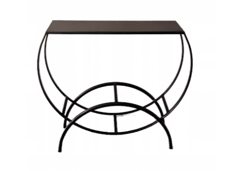 Övriga 3 Vedhylla svart halvrund 96 x 30 x 84 cm, LOFT HQ - 3