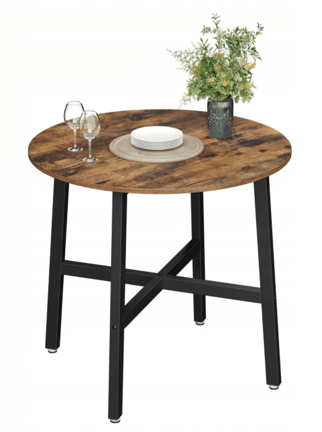 Övriga 3 Soffbord, kaffebord runt, vintage stil diam. 80 cm