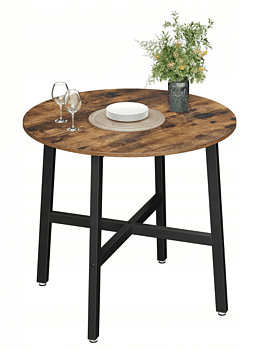 Övriga 3 Soffbord, kaffebord runt, vintage stil diam. 80 cm