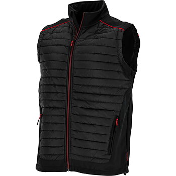 LahtiPro Vest, Padded, Black-Red, S, CE, LAHTI (Storlek : XL)