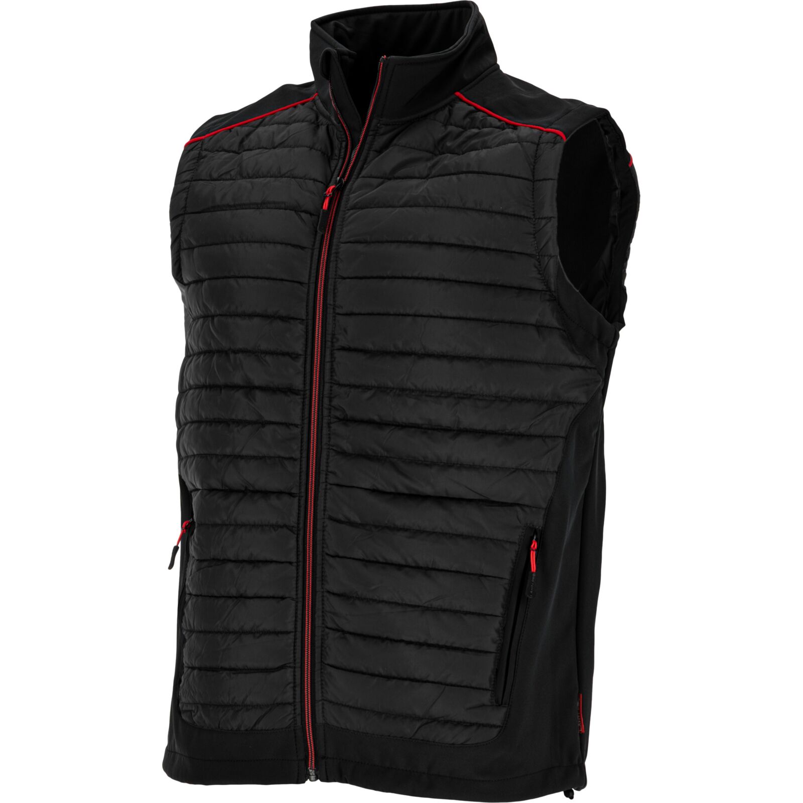 LahtiPro Vest, Padded, Black-Red, S, CE, LAHTI (Storlek : 2XL)