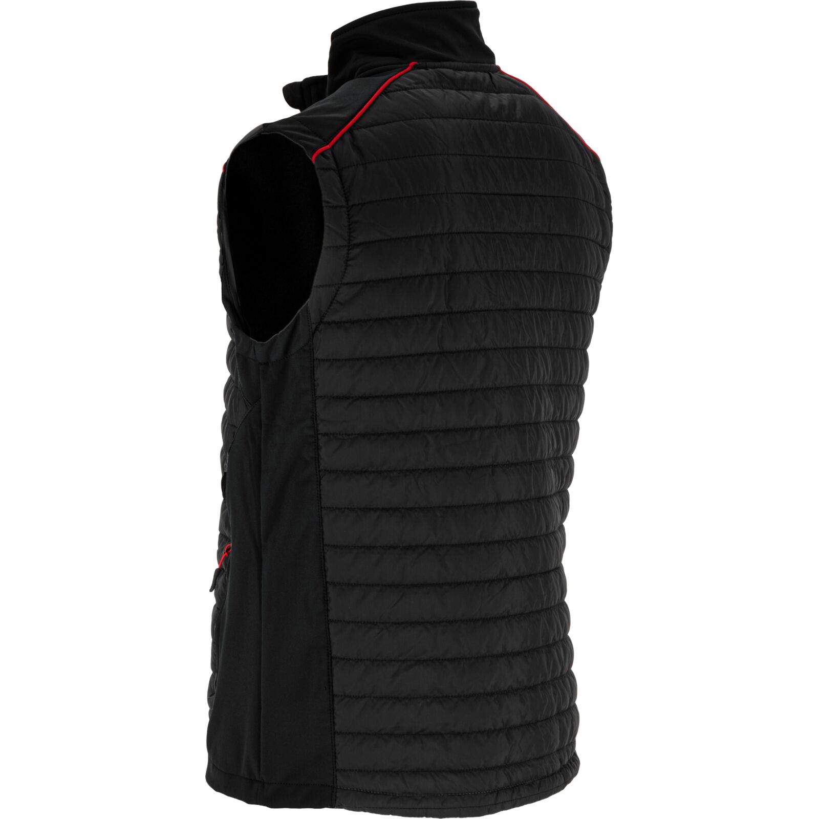 LahtiPro Vest, Padded, Black-Red, S, CE, LAHTI (Storlek : 2XL) - 2
