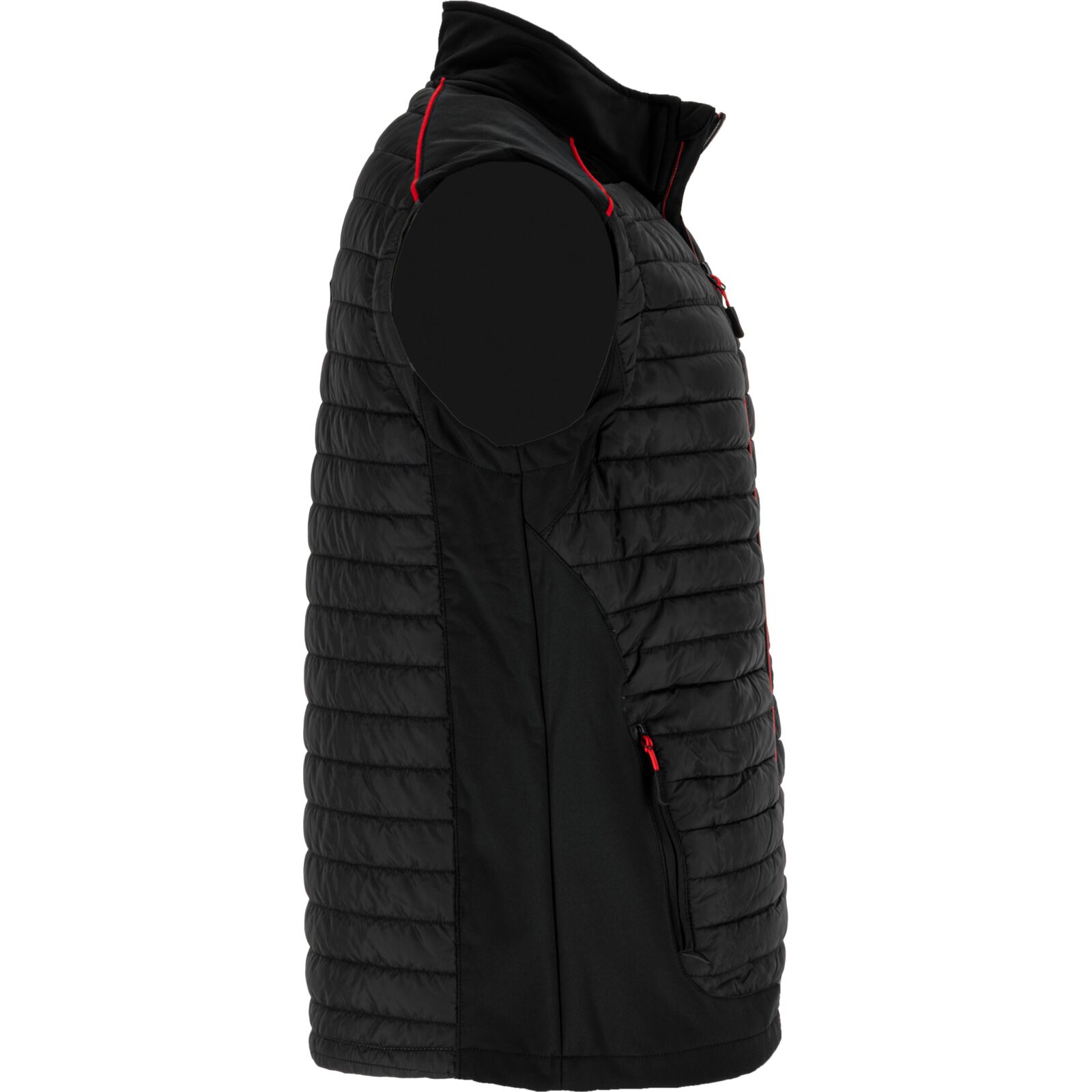 LahtiPro Vest, Padded, Black-Red, S, CE, LAHTI (Storlek : 2XL) - 4