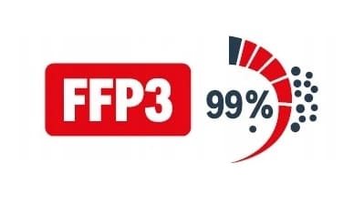 Övriga2 Andningsskydd 10st FFP3 med silverjoner, skyddsmask, andningsmask med ventil R D - 2
