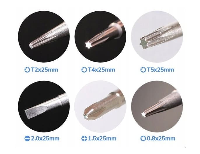Övriga 3 Precisionsverktyg sats, 6 delar precisionsskruvmejsel, TORX, stjärnejsel - 3