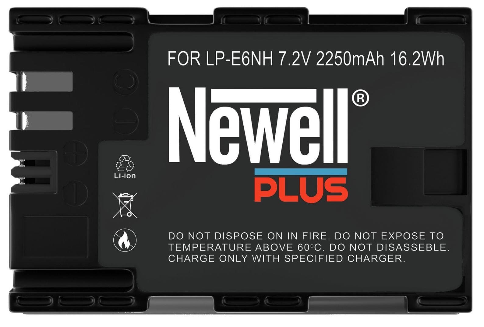 Övriga 3 Batteri motsvarande Canon LP-E6NH, 2250 mAh, NEWELL Plus - 4