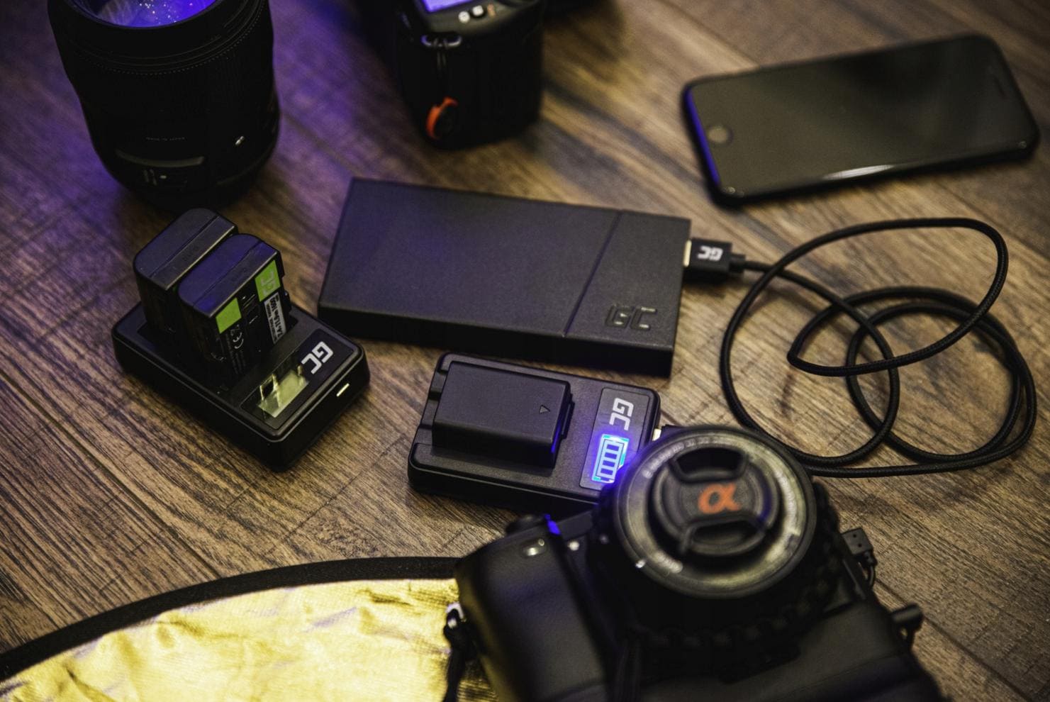 Övriga 3 Batteri motsvarande Canon LP-E6, 1600 mAh, Green Cell - 5