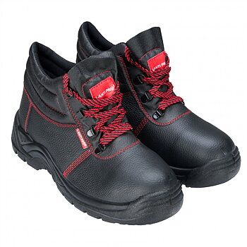 LahtiPro Ankle Shoes, No Toe Cap, Leather, Black, O1 Src, 39 , CE, LAHTI (Skostorlek : 39)