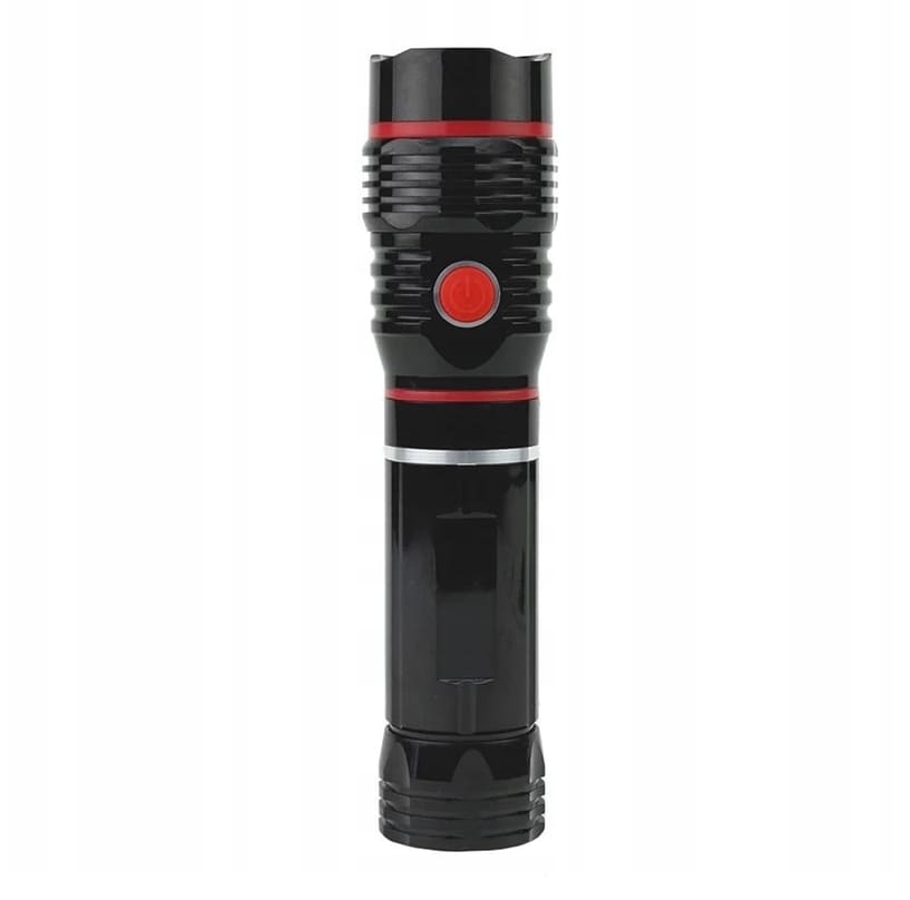 Ficklampa LED COB med magnet 80 LM, batteri, dubbla LED, hopfällbar, Tactical Light - 4