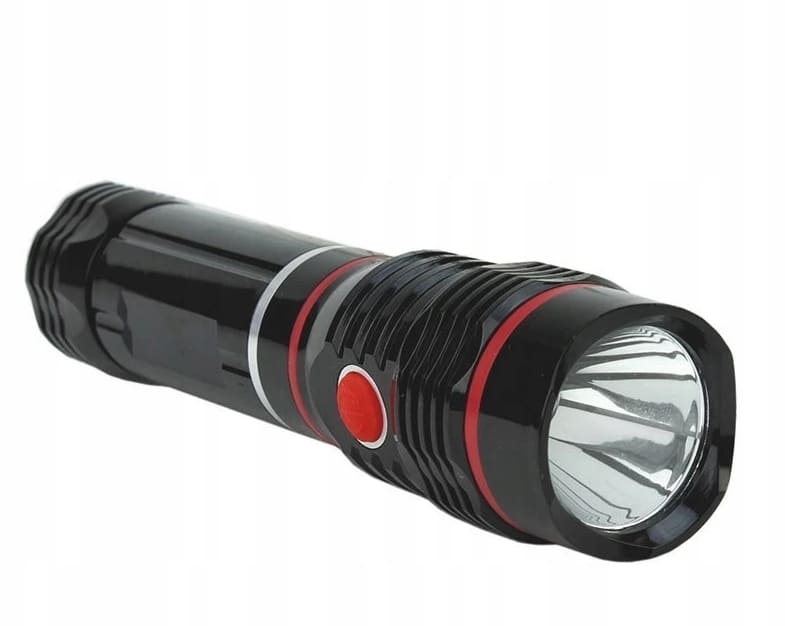 Ficklampa LED COB med magnet 80 LM, batteri, dubbla LED, hopfällbar, Tactical Light - 2