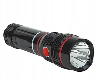 Ficklampa LED COB med magnet 80 LM, batteri, dubbla LED, hopfällbar, Tactical Light