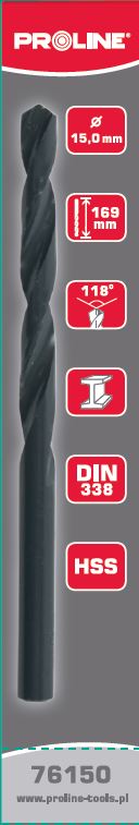 PROLINE TOOLS HSS Spiralborr DIN338, 18.5 mm, 1 st, Proline