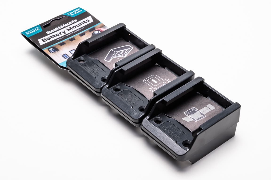 Stealth Mounts Batterihållare 6 st. för MAKITA 12v / 10.8V CXT, STEALTHMOUNTS