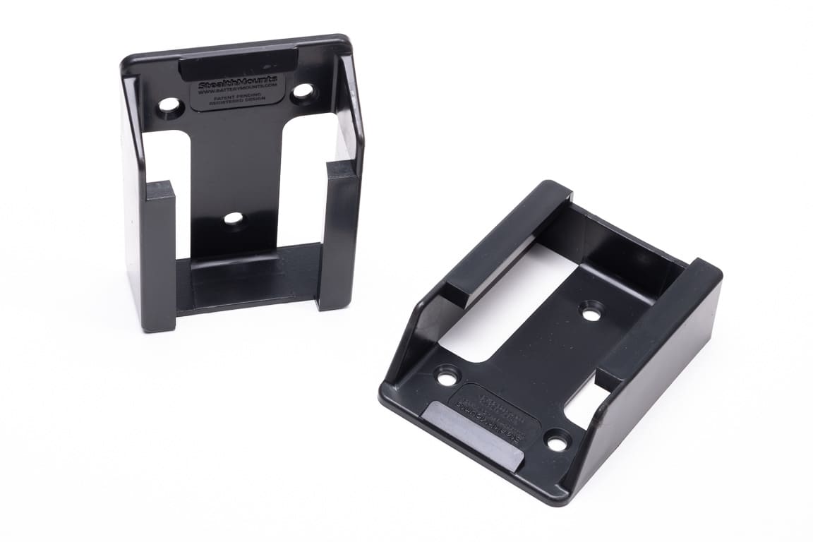 Stealth Mounts Batterifästen 6-pack för Stanley Black Decker Porter Cable ABS, StealthMounts - 2