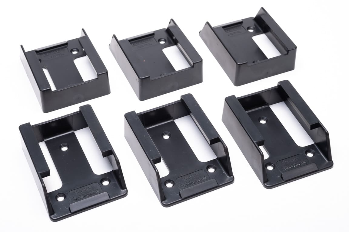 Stealth Mounts Batterifästen 6-pack för Stanley Black Decker Porter Cable ABS, StealthMounts - 4
