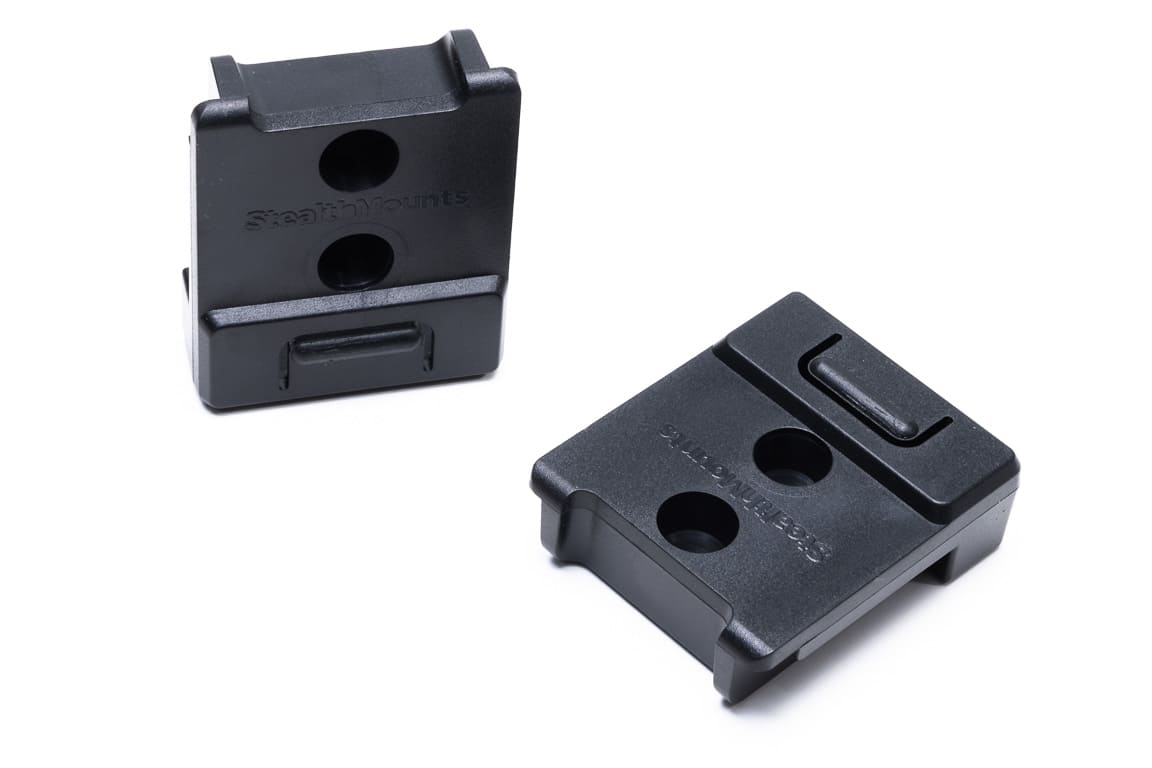 Stealth Mounts Maskinfästen 4-pack för Stanley Porter Cable ABS Snap-Fit Svart, StealthMounts - 4