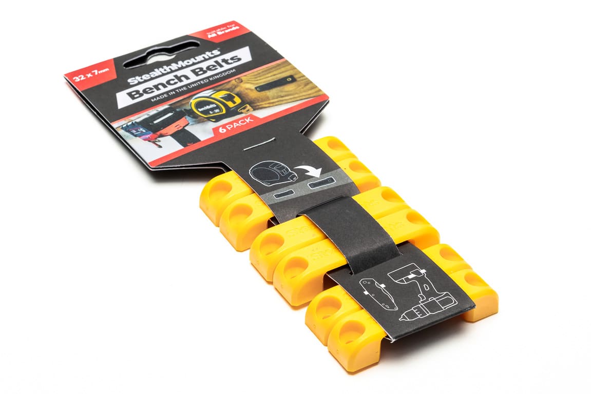 Stealth Mounts Universalfästen Bench Belts 6-pack, STEALTHMOUNTS - 3