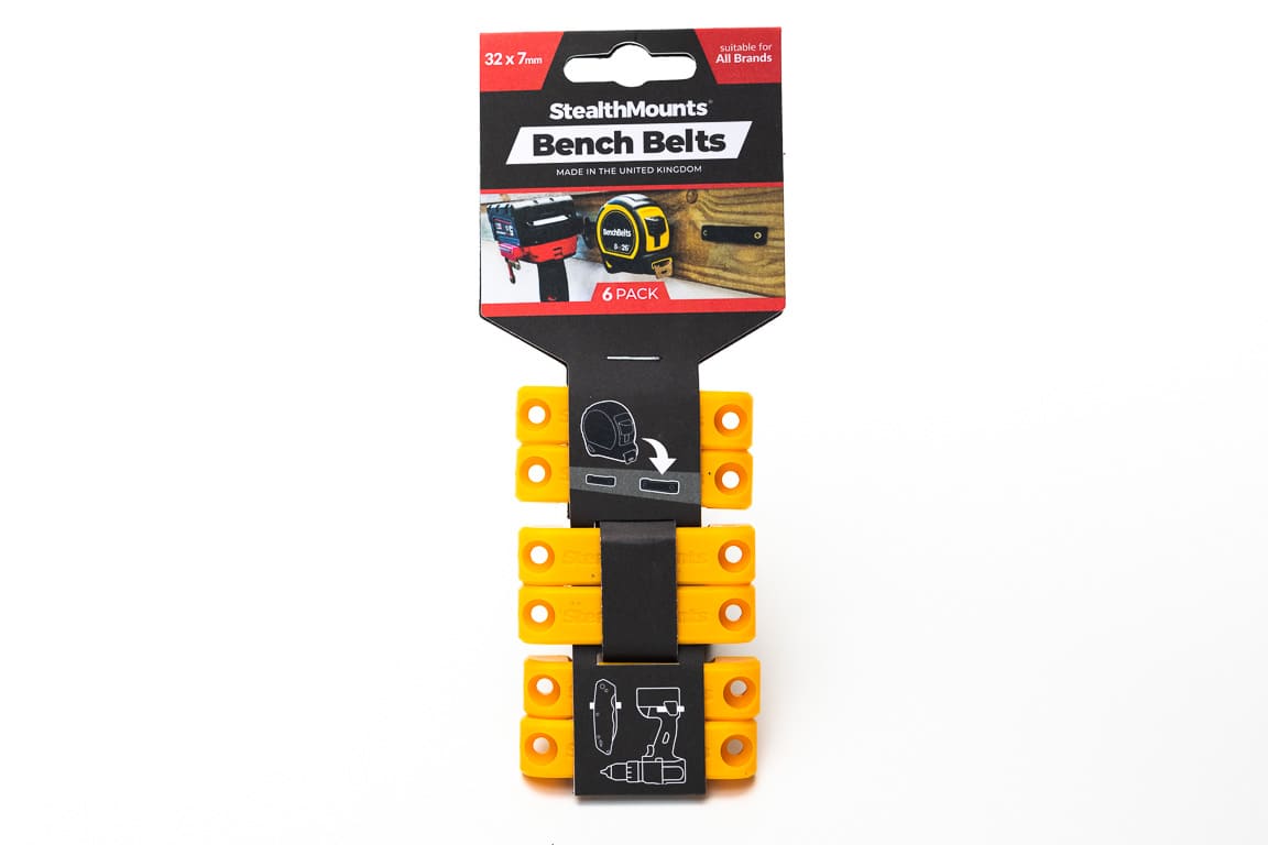 Stealth Mounts Universalfästen Bench Belts 6-pack, STEALTHMOUNTS - 7