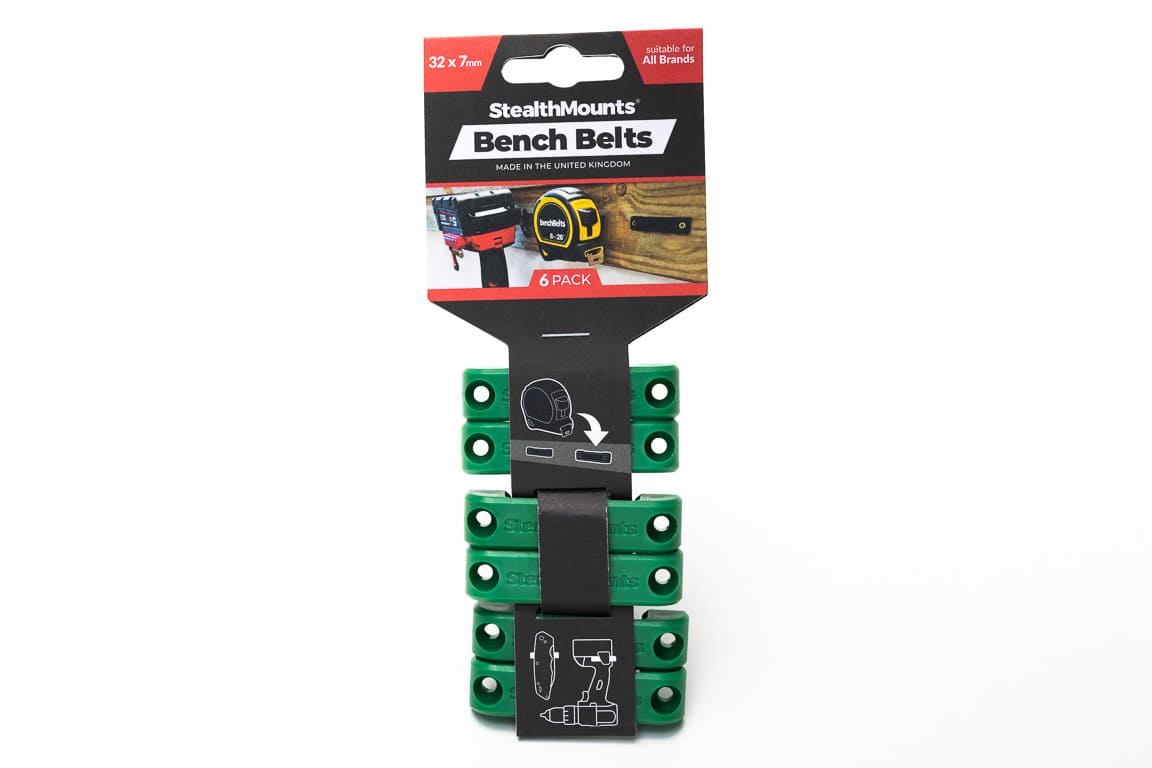 Stealth Mounts Universalfästen Bench Belts 6-pack, STEALTHMOUNTS - 8