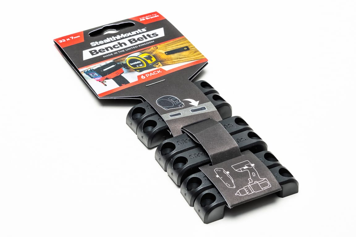 Stealth Mounts Universalfästen Bench Belts 6-pack, STEALTHMOUNTS - 2
