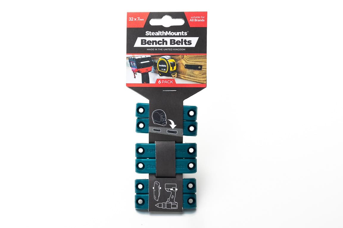Stealth Mounts Universalfästen Bench Belts 6-pack, STEALTHMOUNTS - 6
