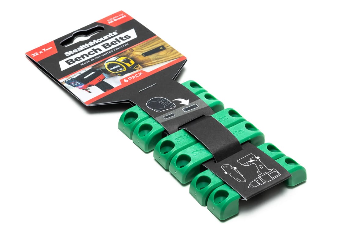 Stealth Mounts Universalfästen Bench Belts 6-pack, STEALTHMOUNTS - 5