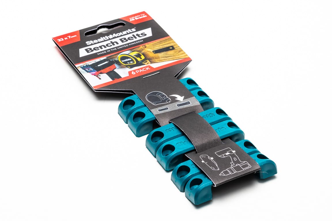 Stealth Mounts Universalfästen Bench Belts 6-pack, STEALTHMOUNTS - 10