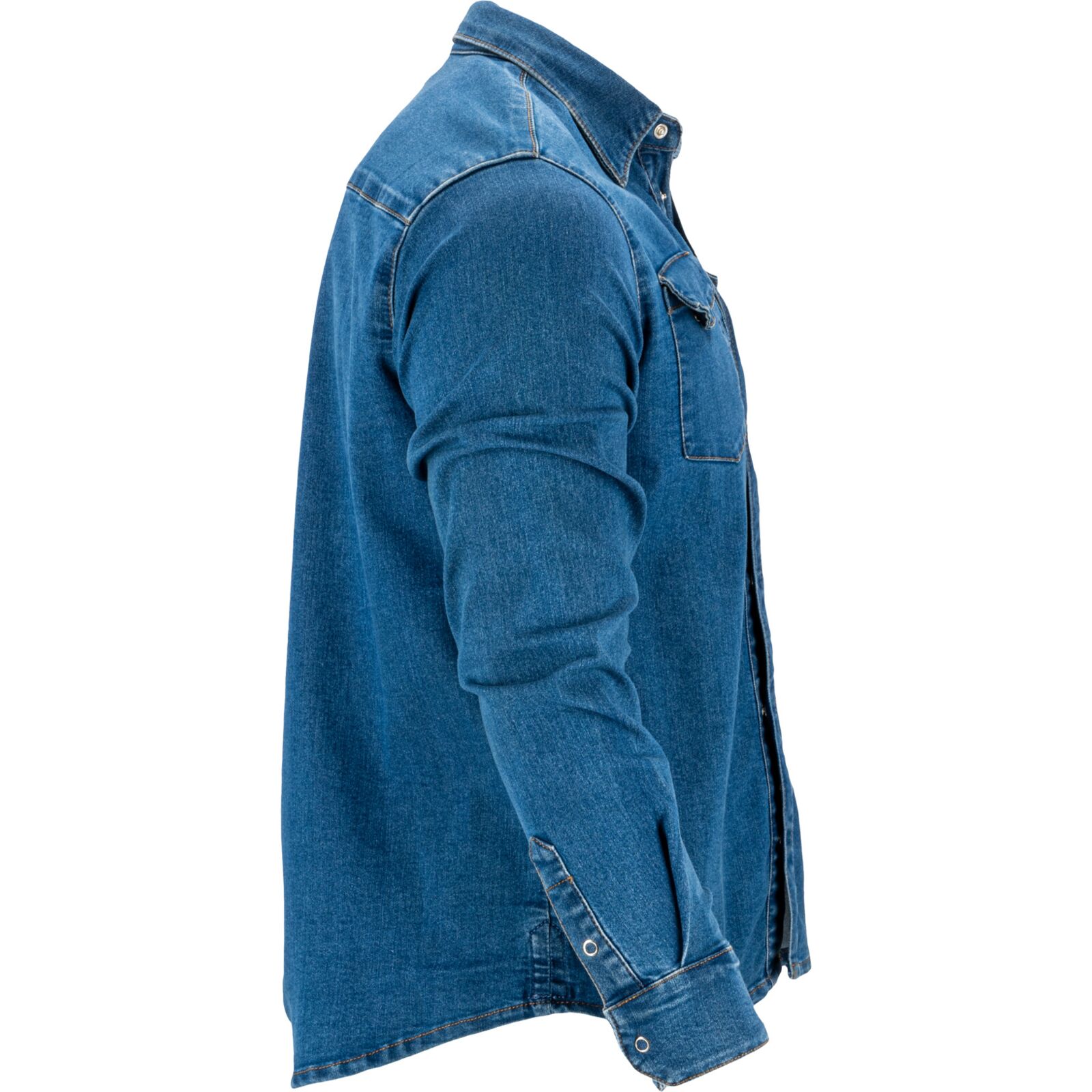 LahtiPro Skjorta jeans, blå, arbetsskjorta CE, LAHTI (Storlek : 2XL) - 5