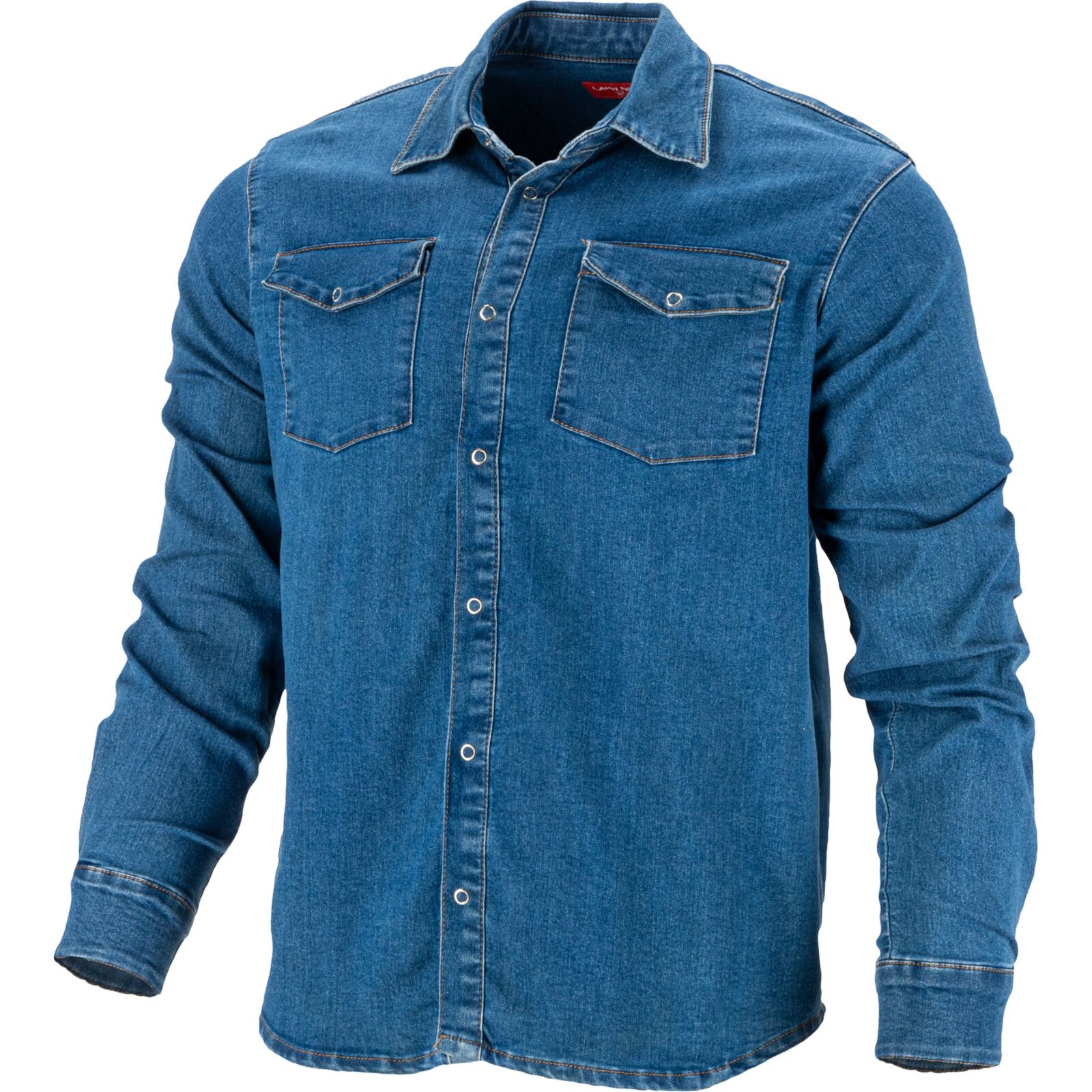 LahtiPro Skjorta jeans, blå, arbetsskjorta CE, LAHTI (Storlek : 2XL)