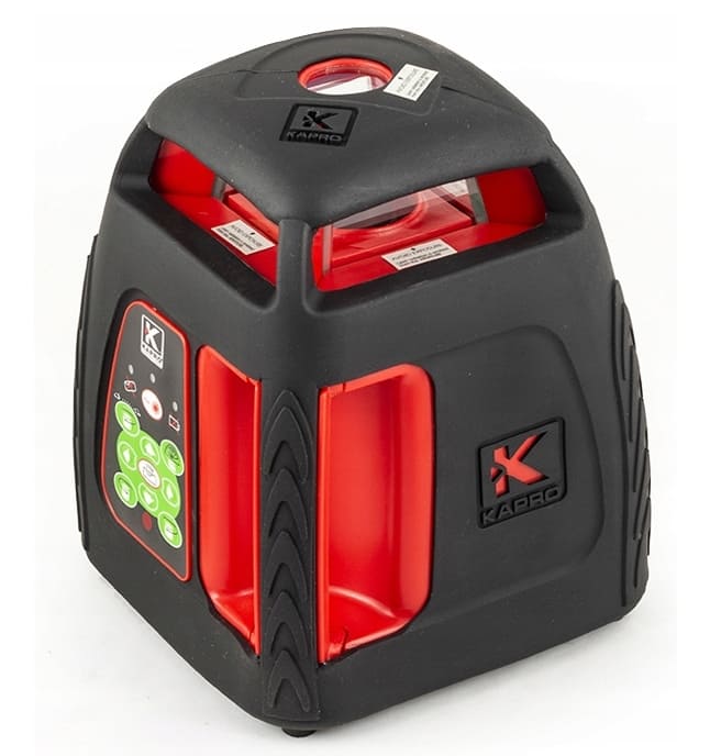 Rotationslaser, självnivellerande krysslinjelaser 360°, laserpass, Kapro KA 899 Prolaser - 7