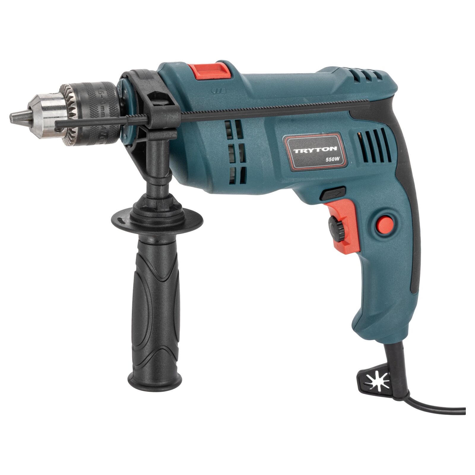 Tryton Slagborrmaskin, Impact Drill 550W, Key Chuck 13 mm l/r - 6