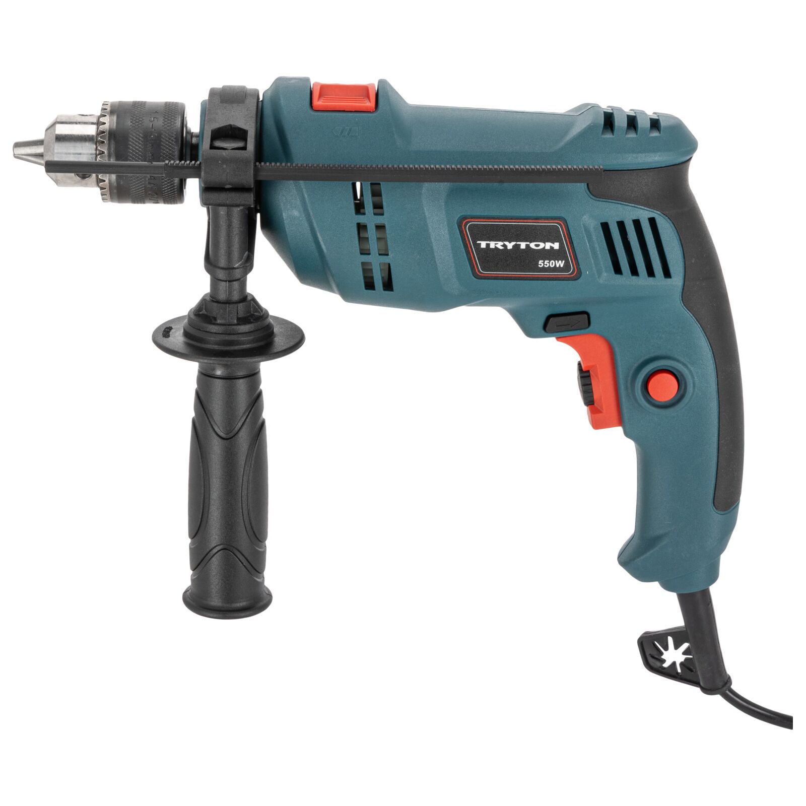 Tryton Slagborrmaskin, Impact Drill 550W, Key Chuck 13 mm l/r - 2