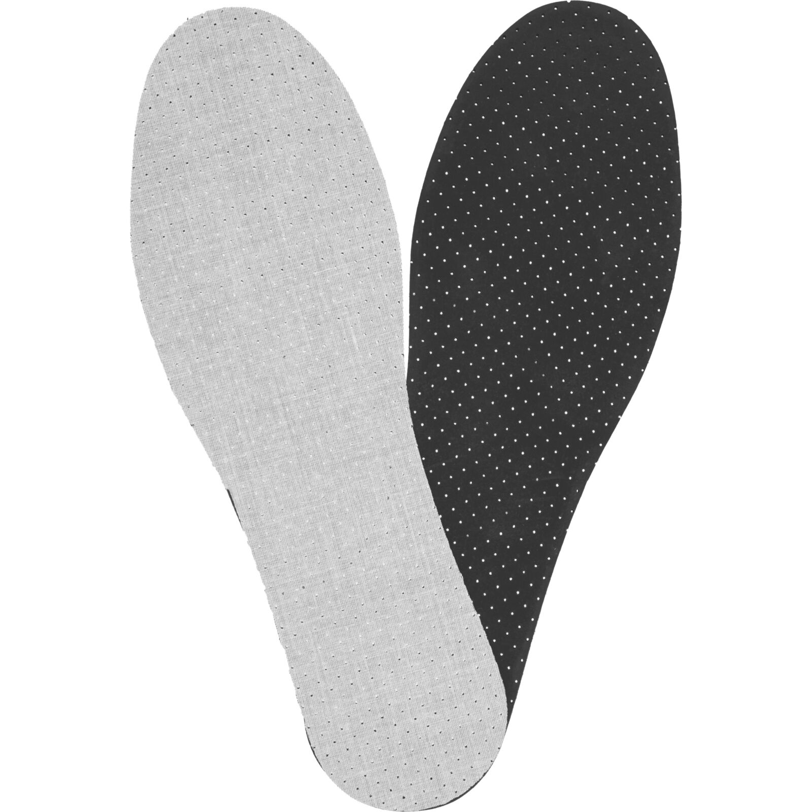 LahtiPro Skoinlägg mot svett 3 mm bomull/latex aktivt kol 10-pack, LAHTI PRO (Skostorlek : 44) - 2