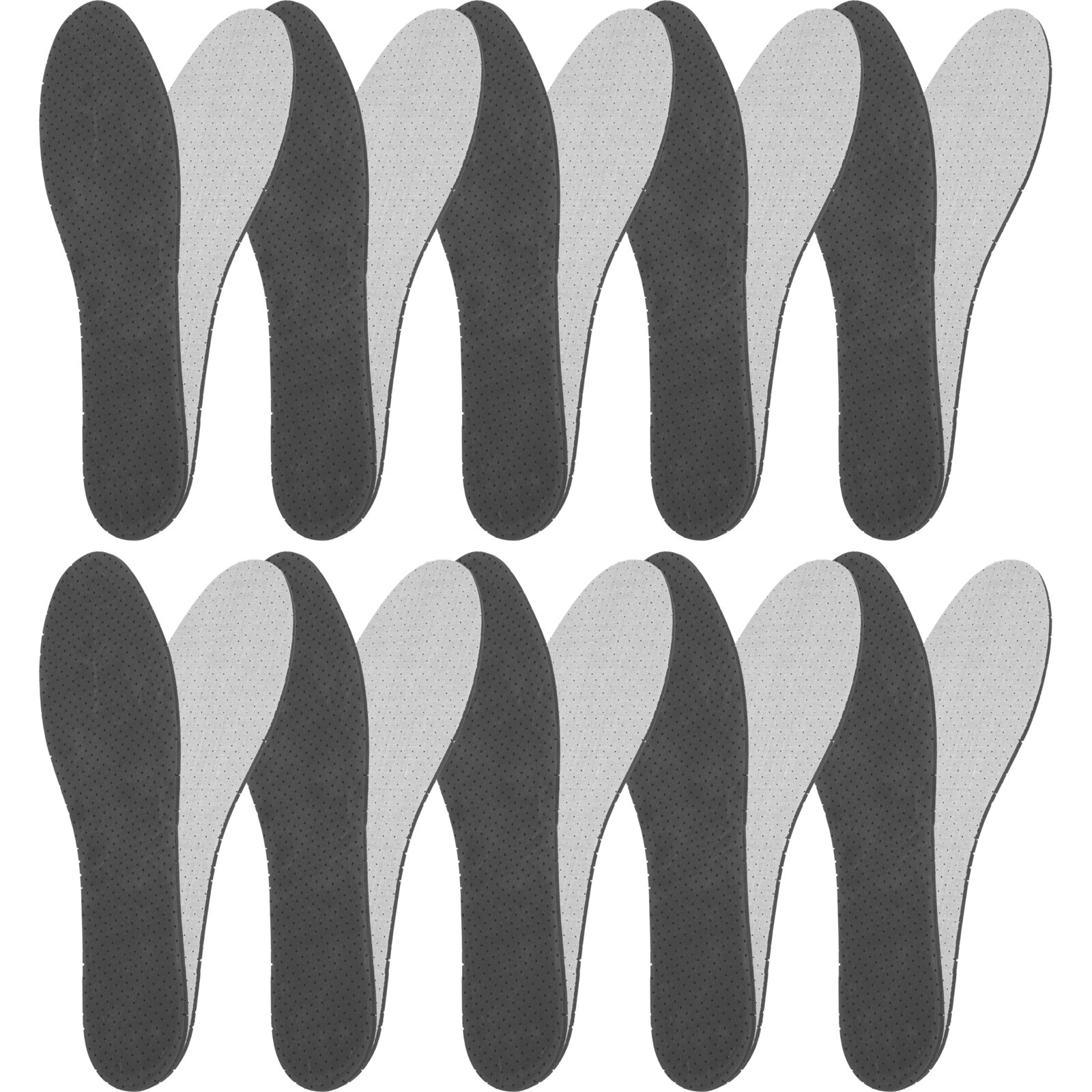 LahtiPro Skoinlägg mot svett 3 mm bomull/latex aktivt kol 10-pack, LAHTI PRO (Skostorlek : 46) - 7