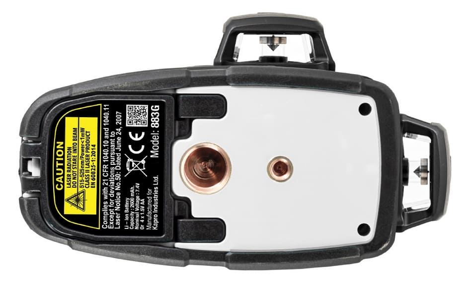 Självnivellerande krysslinjelaser 360° grön, laserpass, Kapro KA 883GN Prolaser - 6