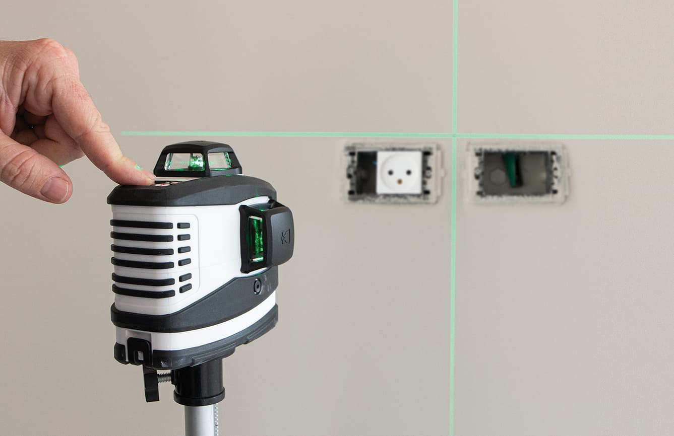 Självnivellerande krysslinjelaser 360° grön, laserpass, Kapro KA 883GN Prolaser - 3