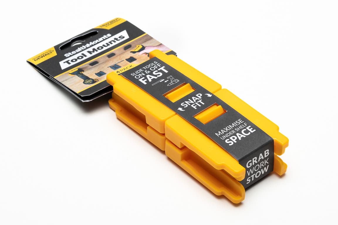 Stealth Mounts Verktygshållare 4 st. för DEWALT XR elverktyg, verktygsfästen, STEALTHMOUNTS