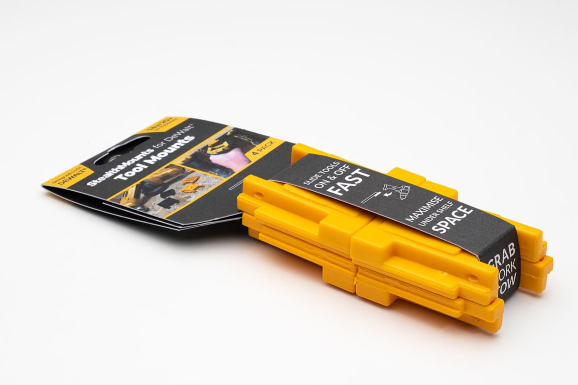 Stealth Mounts Verktygshållare 4 st. för DEWALT XR elverktyg, verktygsfästen, STEALTHMOUNTS - 10
