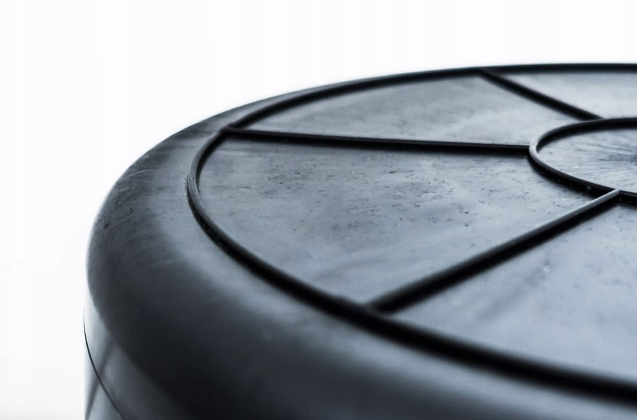 Mäthink 5st, graderad, blandartunna i plast, svart, för vatten till fix, fog, spackel etc (Mängd (Liter) : 12) - 7