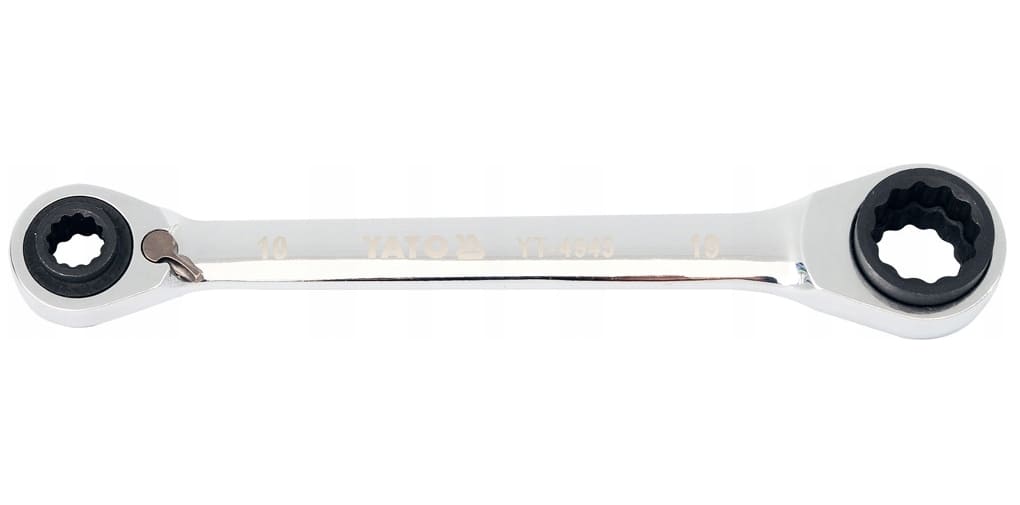 PROLINE TOOLS HD Ringnyckel med Spärr 10-13-17-19 mm 72T, YATO