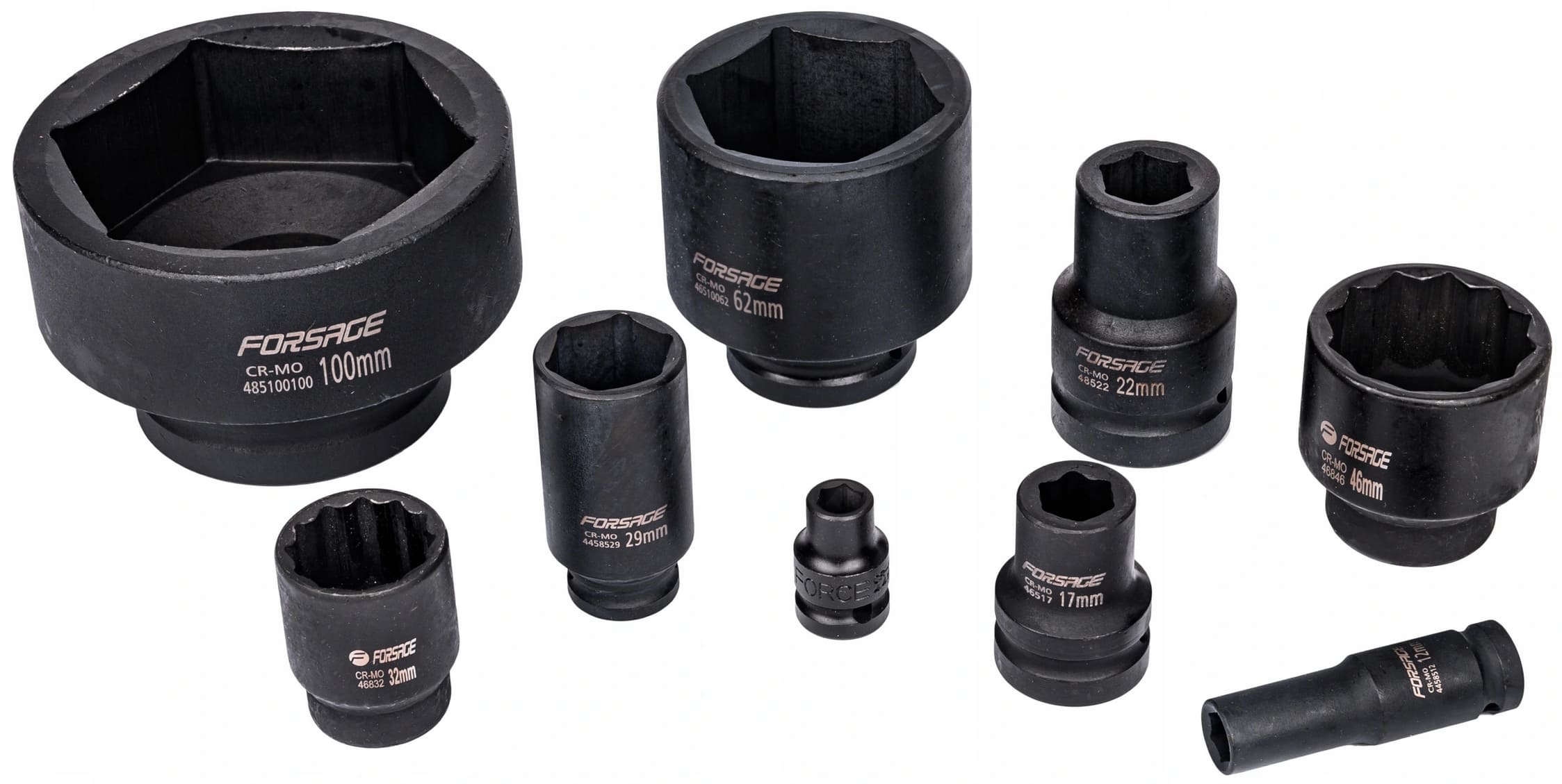 Krafthylsa 90 mm 16-kantig CrMo, FORSAGE - 2