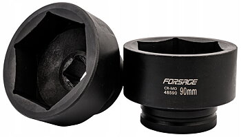 Krafthylsa 90 mm 16-kantig CrMo, FORSAGE