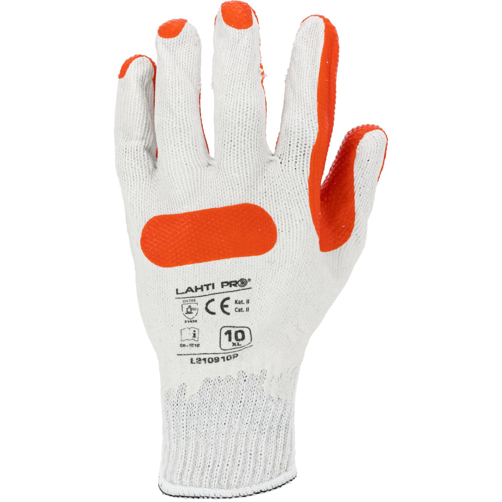 LahtiPro Arbetsha ndskar LATEX RödVit L210910P - 6