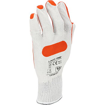 LahtiPro Arbetsha ndskar LATEX RödVit L210910P