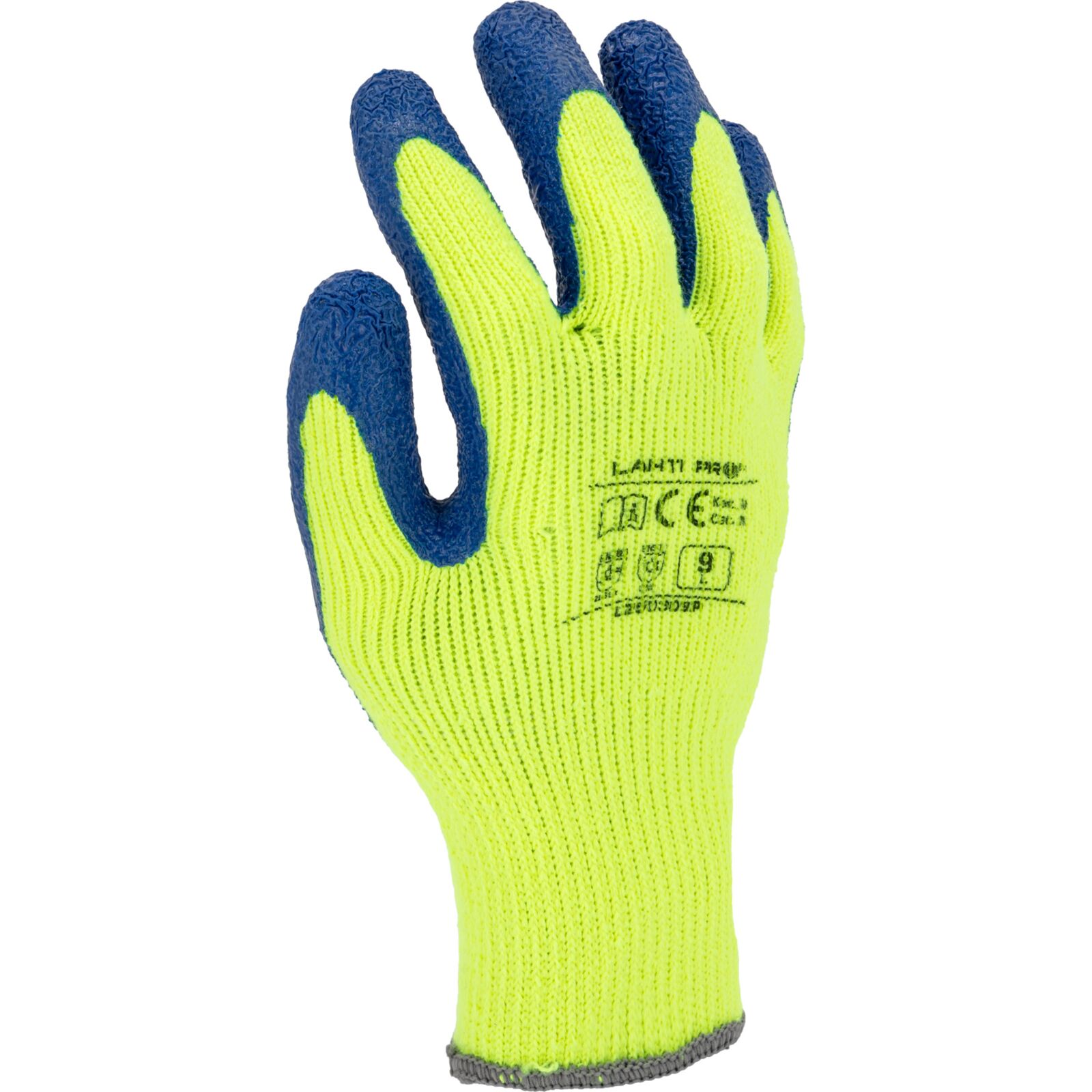LahtiPro Handskar, latex vadderade skyddshandskar, gula, CE, LAHTI (Handskestorlek : 11 [XXL] Handlängd 21,5cm Omkrets 27,9cm) - 6