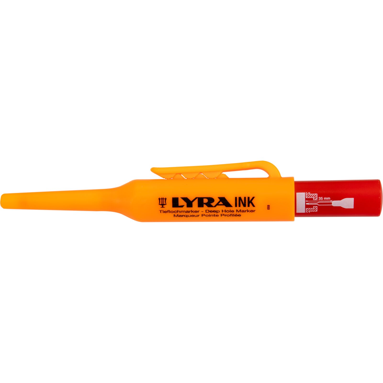 LahtiPro Lyra-Ink Deep-Hole-Marker Red