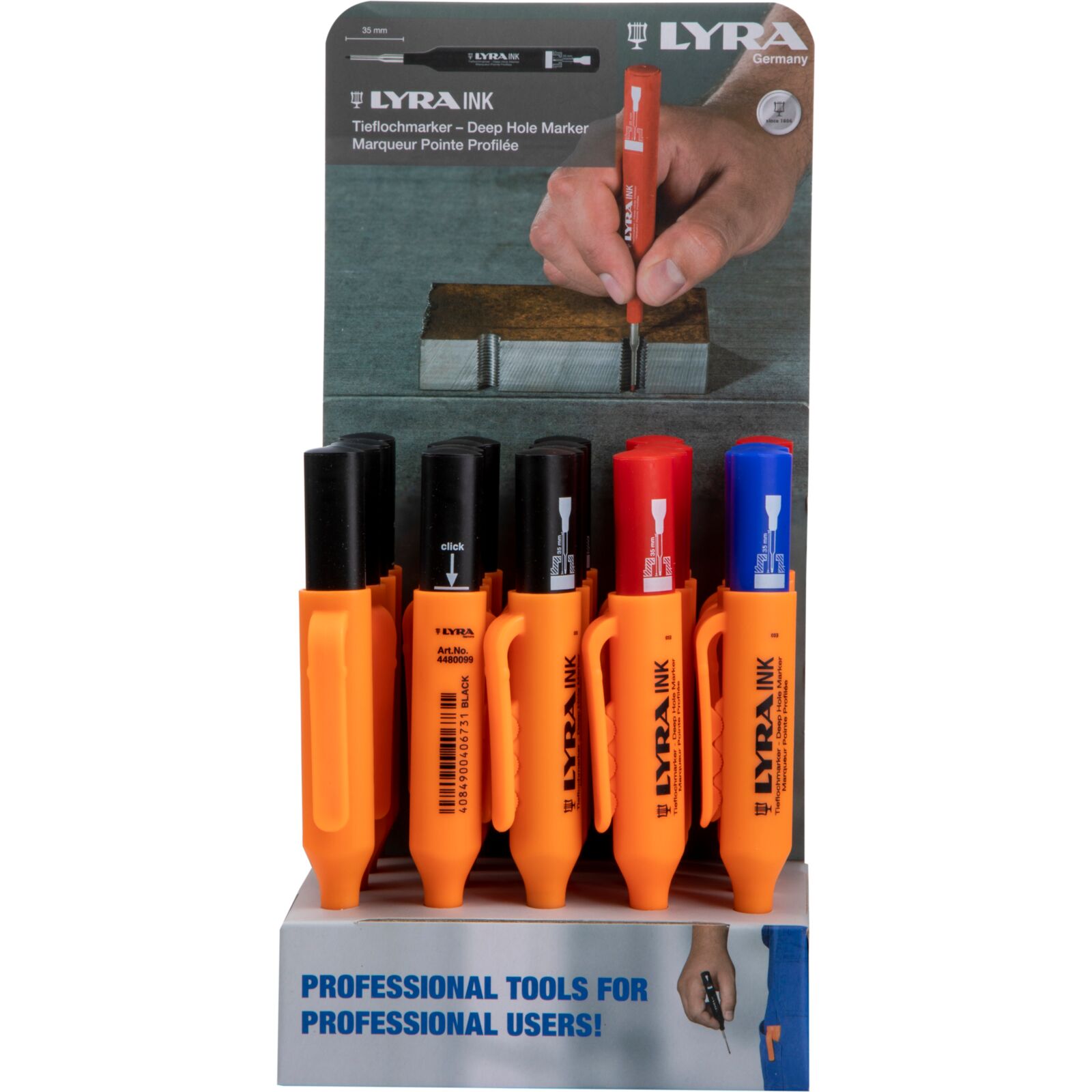 LahtiPro Marker Display Ly480099*12, Ly480051*3, Ly480017*5 Lyra