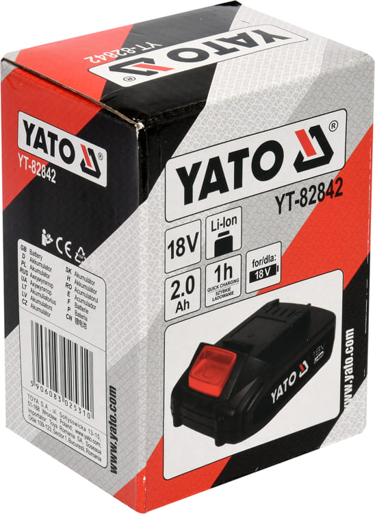 Batteri 18V 2Ah Li-Ion, YATO - 4