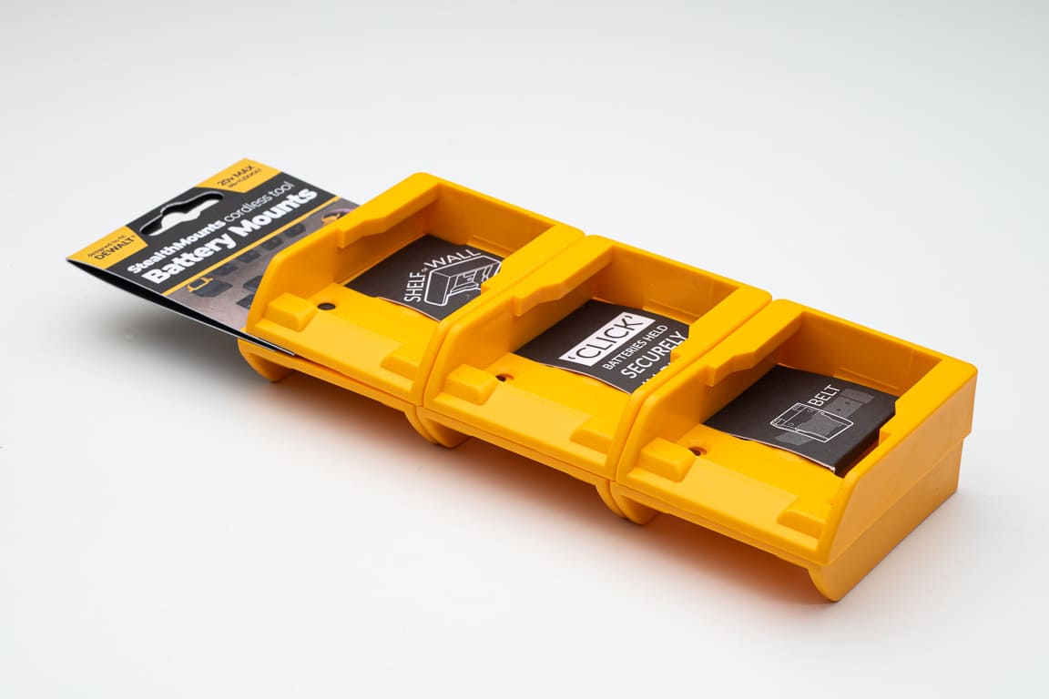 Stealth Mounts Batterihållare 6 st. för DEWALT XR 18v 20v 54v 60v Flexvolt, STEALTHMOUNTS - 4